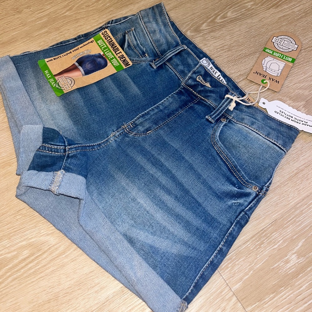 Denim jean shorts